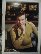 Captain Kirk Poster Star Trek William Shatner Vintage - £70.78 GBP