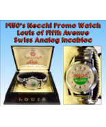 1950&#39;s NECCHI-ELNA Swiss Wind-Up Analog Sweep Second Wristwatch by Louis... - £94.81 GBP