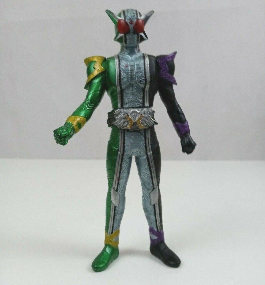 Bandai Kamen Masked Rider ColleChara 4 Double W Cyclone Joker Extreme 6.5&quot; - $16.82