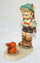 Hummel Goebel Sensitive Hunter Boy Figurine ~ 48 6/0 TMK-3 ~ Stylized Bee ~ 5&quot; - £31.96 GBP