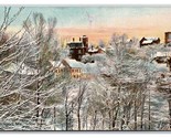 Inverno Scene Rockport Maine Me DB Cartolina Y7 - $5.08