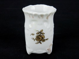 Vintage  Porcelain Toothpick Holder Three Legged Base  #TPK10 - £10.14 GBP