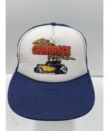 Vtg San Sun 80s 90s Grrrrage For Rods Hot Rod Racing Snapback Trucker Me... - $476.30 MXN