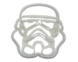6x Storm Trooper Helmet Fondant Cutter Cupcake Topper 1.75 IN USA FD545 - £6.38 GBP