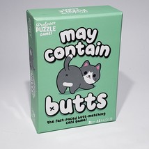 May Contain Butts Fast-paced Butt Matching Card Game Professor Puzzle Ga... - $18.95