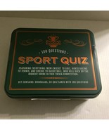 NEW Sports Quiz Tin - Hourglass &amp; 50 Quiz Cards With 100 Questions - $13.56 CAD