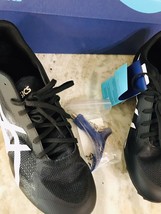 ASICS Hyper MD 7 Size 10.5Unisex Track &amp; Field Shoes Blk/Wht W Screws/Ha... - £109.90 GBP