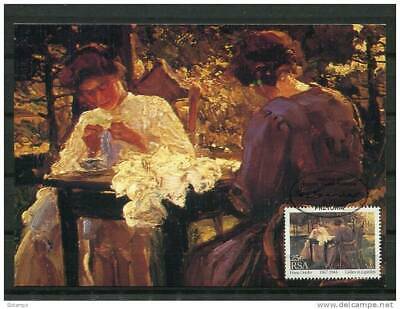 South Africa  Maxi card Special  Cancel 1985-02-22 Ladies in the garden - $2.97