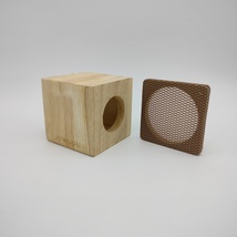 JUWUGU Speaker enclosures Wooden Speaker Enclosure for Enhance Sound and Bass - £24.77 GBP
