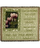 Tapestry Throw Love the Lord Deuteronomy 50x60 inches - €12,75 EUR
