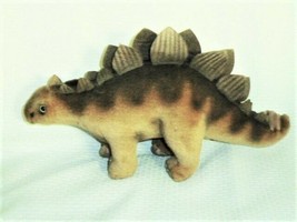 GUND dinosaur plush stegosaurus toy faux mohair &amp; felt scales  VTG 13&quot; - £19.54 GBP