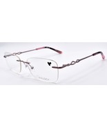 Airlock Essence 202 601 Women&#39;s Eyeglasses Frames Rimless 54-18-135 Rose - £54.43 GBP