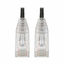 TRIPP LITE Cat6 Gigabit Patch Cable Snagless Utp RJ45 Molded Slim, 2', B... - $10.96