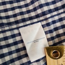 Land's End Traditional Fit Long Sleeve Men's Blue White Plaid Check Shirt 15 1/2 image 5