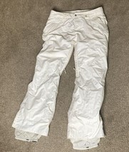 Burton Snowboard Trousers Mens Large White Ski Boarding Snow Dryride Vent Pant L - £36.54 GBP