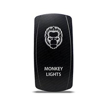 CH4x4 Rocker Switch Monkey Lights Symbol - Green LED - £12.01 GBP