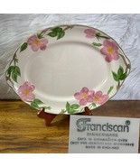 Franciscan Dinnerware Desert Rose 14&quot;x 10&quot; Serving Platter ENGLAND Plate... - $29.92