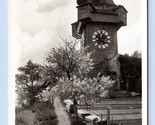 RPPC Grazer Uhrturm Clock Tower Graz Austria UNP Postcard N14 - £3.85 GBP