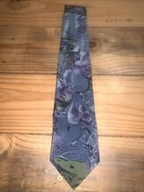 Phoenix 100% Silk Necktie Austria Teal Red Brown - $9.89