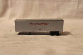 HO Scale Athearn, 40&#39; Semi Truck Trailer, Ringling Brothers #80 Silver &amp;... - £19.66 GBP
