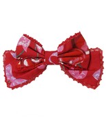 Angelic Pretty Wrapping Cherry Barrette Ribbon Head Bow in Red Lolita Fa... - €42,87 EUR