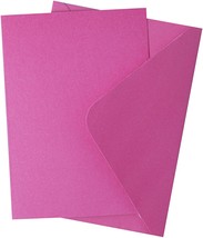 Sizzix Surfacez Card &amp; Envelope Pack A6 10/Pkg-Pink Fizz - £18.71 GBP