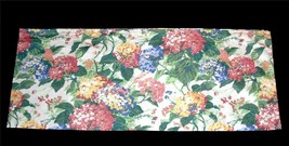 VTG? Waverly Shabby Floral Hydrangeas Blouson or Straight 78" x 16" Valance NWOT - $27.99