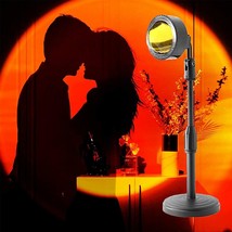 Sunset Lamp Projector,240 Degree Rotation Sunset Light,Romantic Visual Led Light - £16.73 GBP