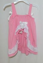 I Love Baby Pink White Sun Dress Ruffle Bloomers Size 100cm 3 to 4 Year Old image 3