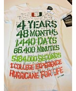 Women&#39;s Juniors College University My U White Tshirt Medium Soft Cotton ... - $6.88