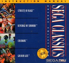 Sega Classics - Arcade Collection Sega CD Instruction Booklet (Sega CD Manual ON - £7.90 GBP