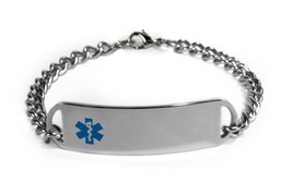 IdTagsonline MYELODYSPLASIA Medical ID Alert Bracelet with Embossed embl... - $29.99