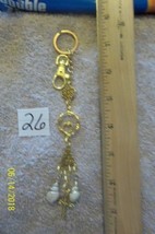 purse jewelry gold color cross shell keychain backpack dangle charm 26 - $4.74