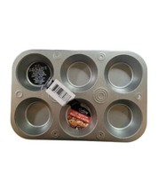 NWT  Cooking Concepts Tin 6 Cup  Muffin Pan - £7.11 GBP