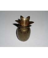 Pineapple Salt Pepper Shaker Solid Brass Vintage Curio Cabinet Incense H... - $14.99