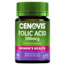 Cenovis Folic Acid 500mcg for Women&#39;s Health - 150 Tablets - £58.89 GBP