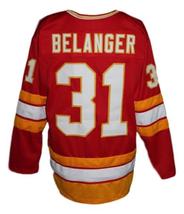 Any Name Number Atlanta Flames Retro Hockey Jersey New Red Belanger Any Size image 2