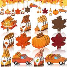 36 Pcs Fall Thanksgiving Ornaments Fall Tree Decorations Autumn Pumpkin - $14.00