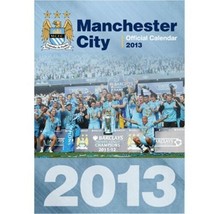 Manchester City FC 2013 Calender English Premier League new EPL Sky Blues MAN - £10.56 GBP