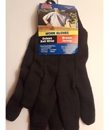 My Helper Deluxe Knit Wrist Brown Jersey Work Cloves, NWT New with Tags - $12.61 CAD