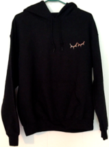 Grunt Style hoodie women size Med black 50/50 blend, long sleeve - £11.51 GBP
