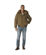 Rocawear Men&#39;s Big Hooded Bomber Jacket Taupe 5X #NPBJZ-P10 - £37.60 GBP