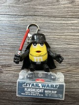 Disney Star Wars Darth Vader Yellow M&amp;M Candy Flashlight Needs batteries - £10.61 GBP