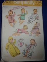 Simplicity Babies Layette Newborn Size With Transfers  #8761 - $5.99