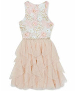 Rare Editions Big Girls Plus-Size Sequin Embroidered Dress - £24.29 GBP