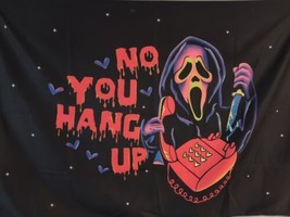 Scream Movie Wall Tapestry Decor for Blacklight Collectible with Hooks 3... - £8.48 GBP