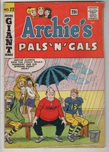 Archie Pals N Gals #22 VINTAGE 1962 Archie Comics Veronica Betty GGA - £39.65 GBP