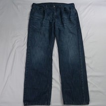 Levis 38 x 34 559 Relaxed Straight Dark Wash Denim Jeans - £19.27 GBP