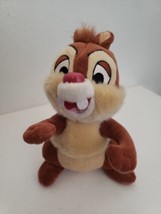 Disney Parks Dale Plush Chipmunk Stuffed Animal Toy Red Nose 2 Teeth 9&quot; - £15.51 GBP