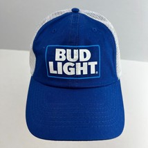 Bud Light Traditional Trucker Mesh Snap-Back Ball Cap Hat Vintage Design - £14.78 GBP